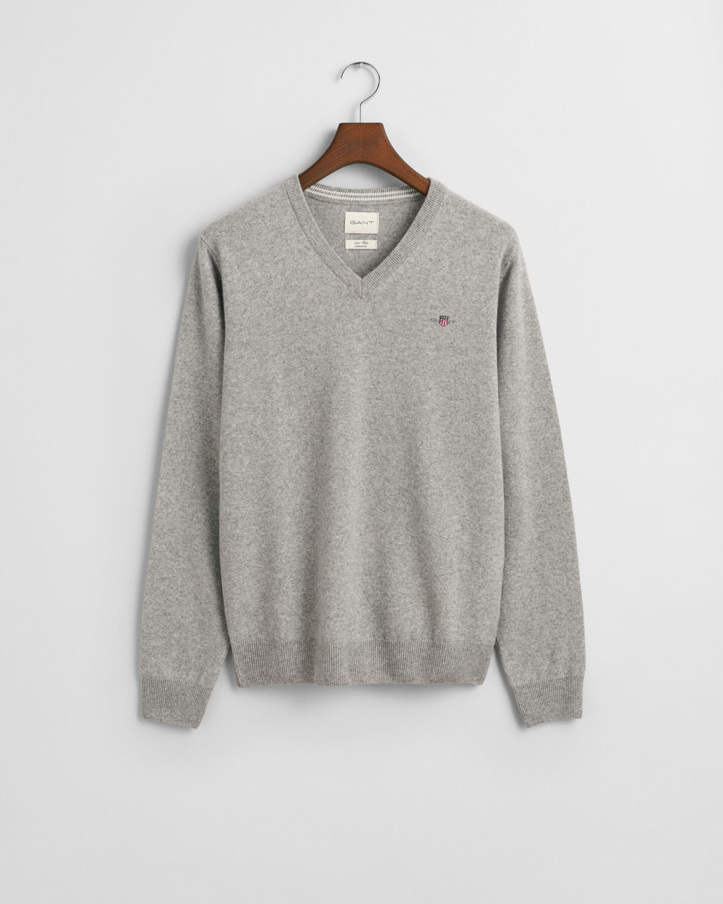 Superfine Lambswool V-Neck Sweater