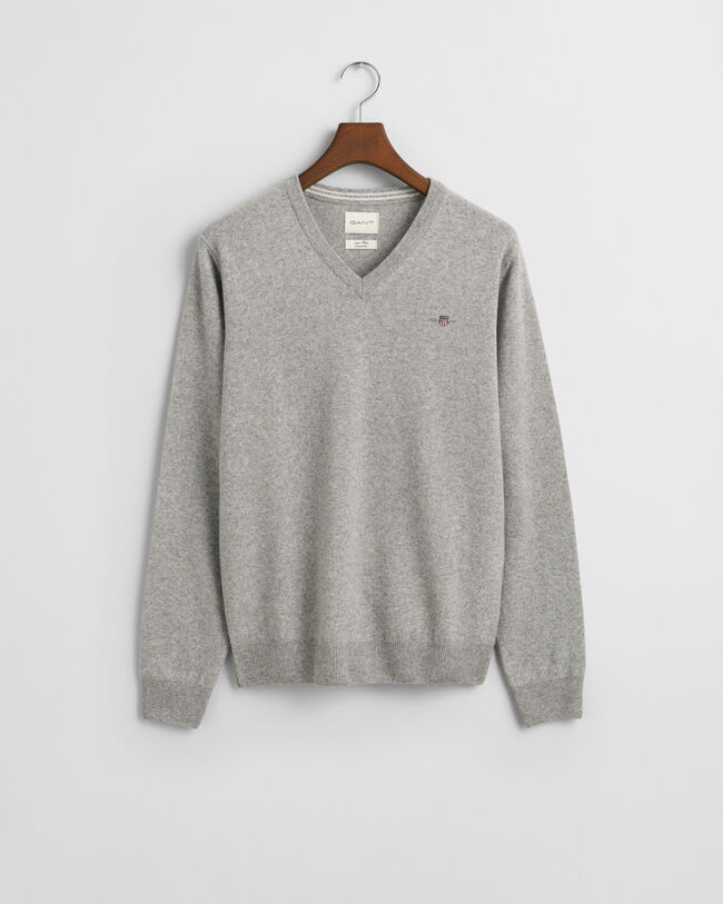 Superfine Lambswool V-Neck Sweater