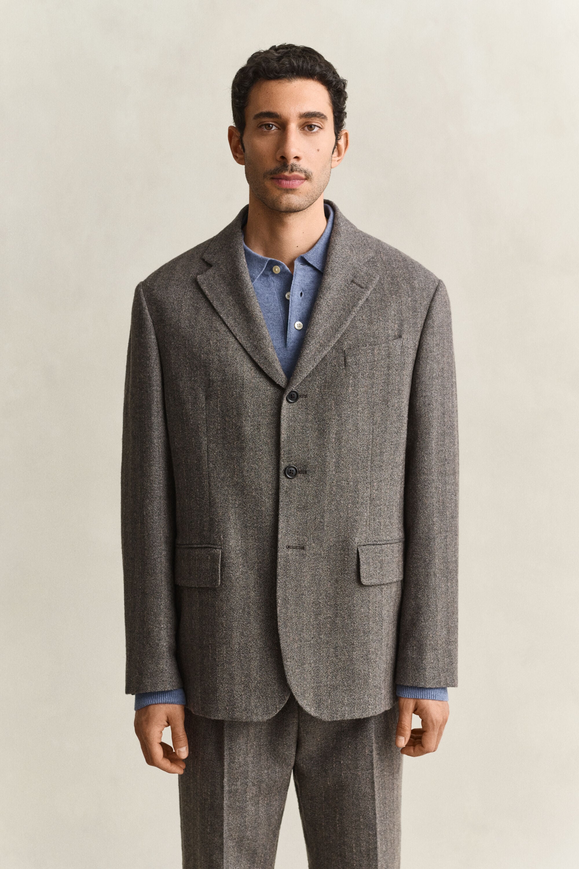 Pinstriped Suit Jacket