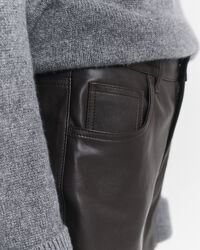 5-Pocket Leather Pants