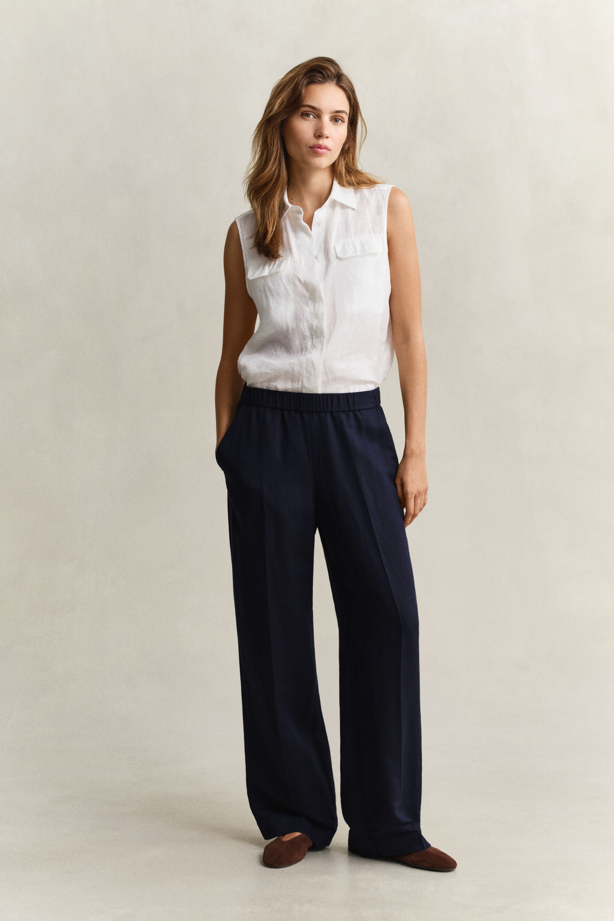 Linen Blend Pants