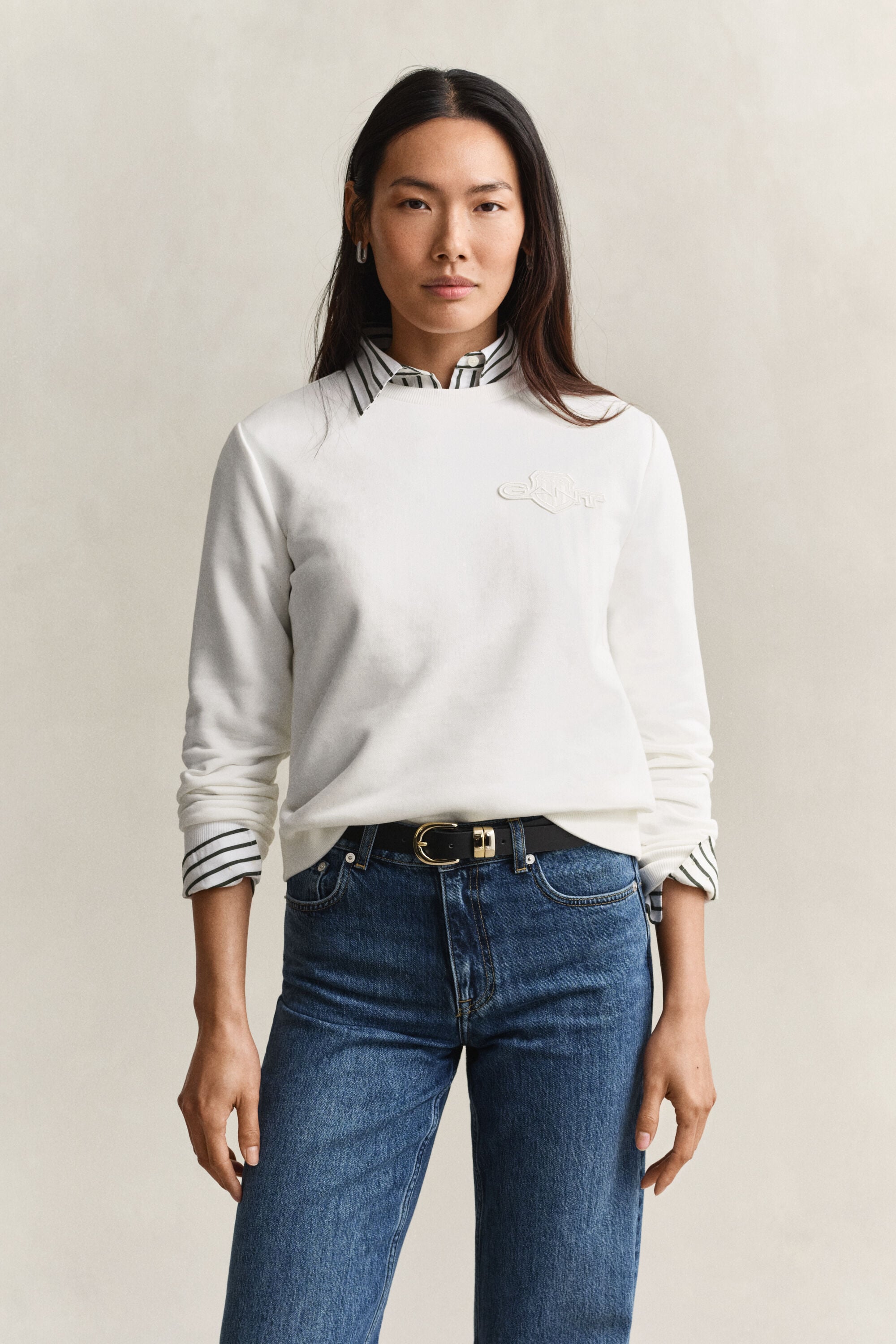 Tonal Shield Sweatshirt
