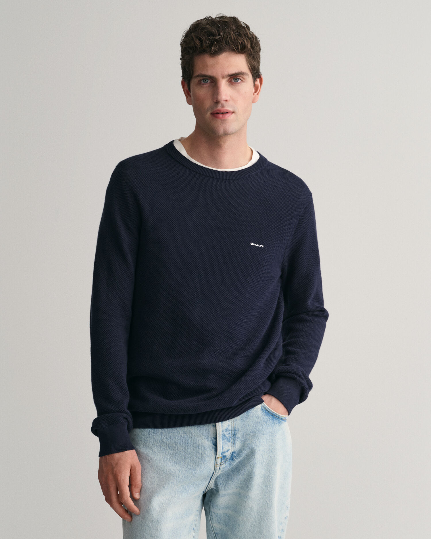 Gant pique pullover