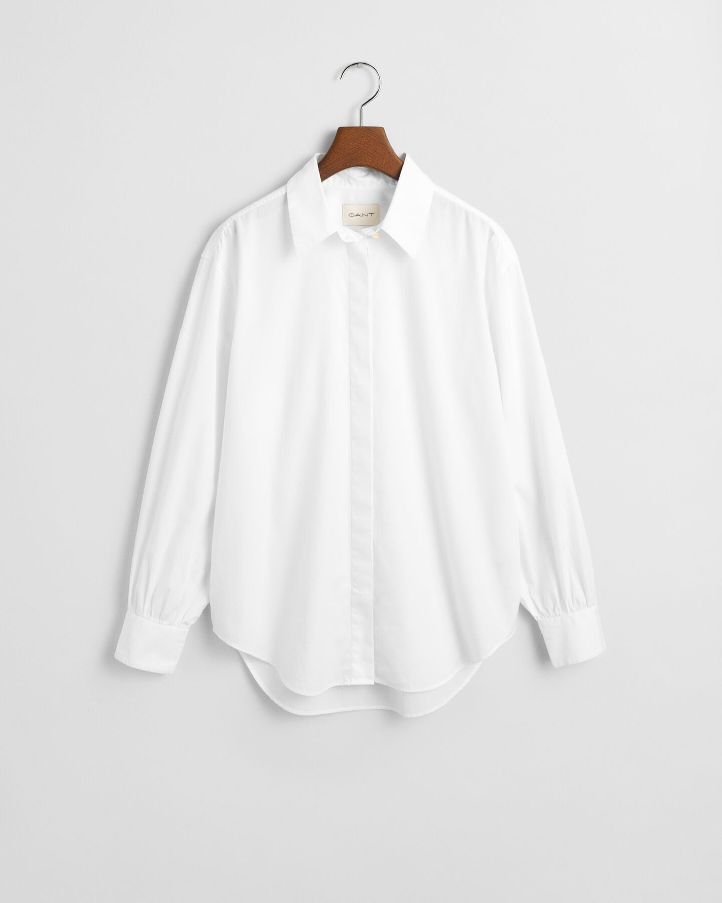Relaxed Fit Volume Sleeve Poplin Shirt - GANT
