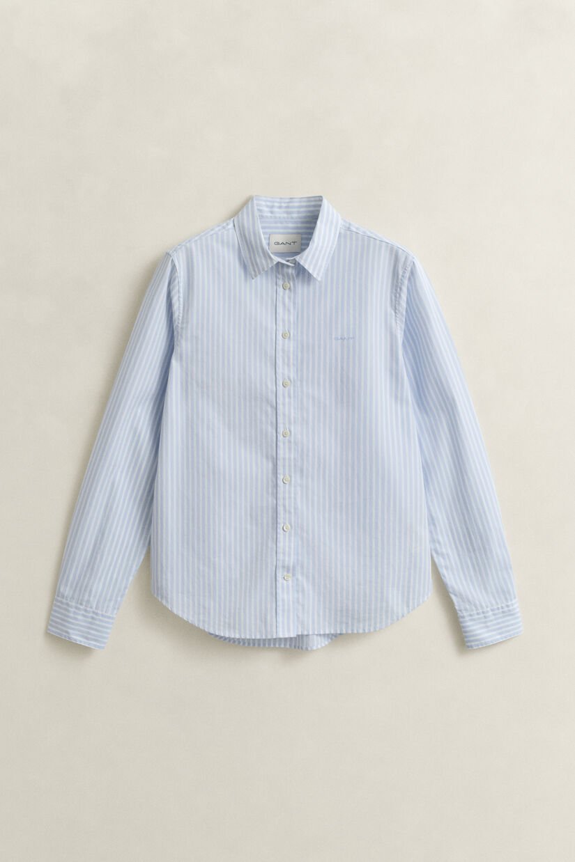 Regular Fit Classic Striped Poplin Shirt