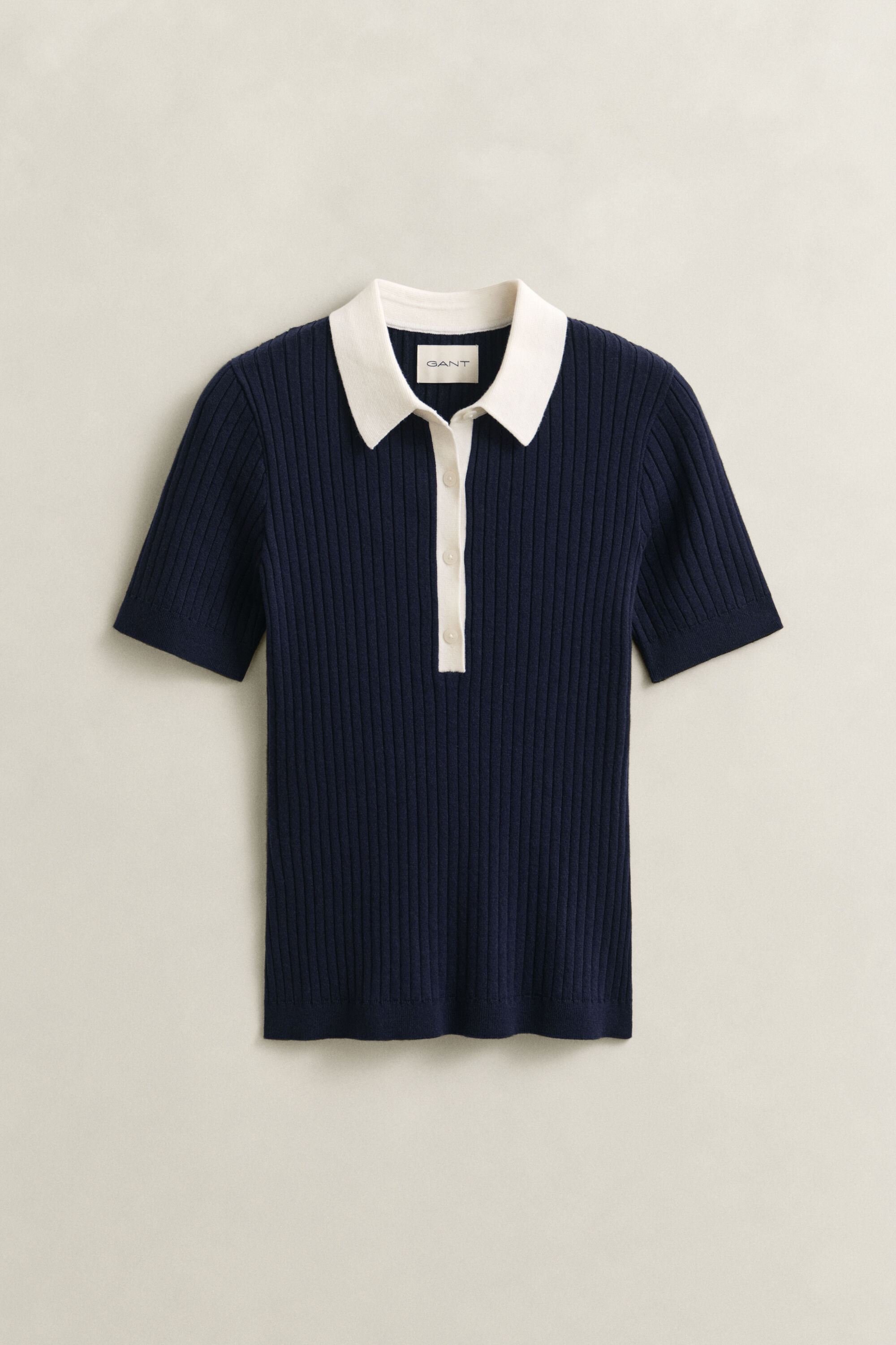 Ribbed Short Sleeve Rugger