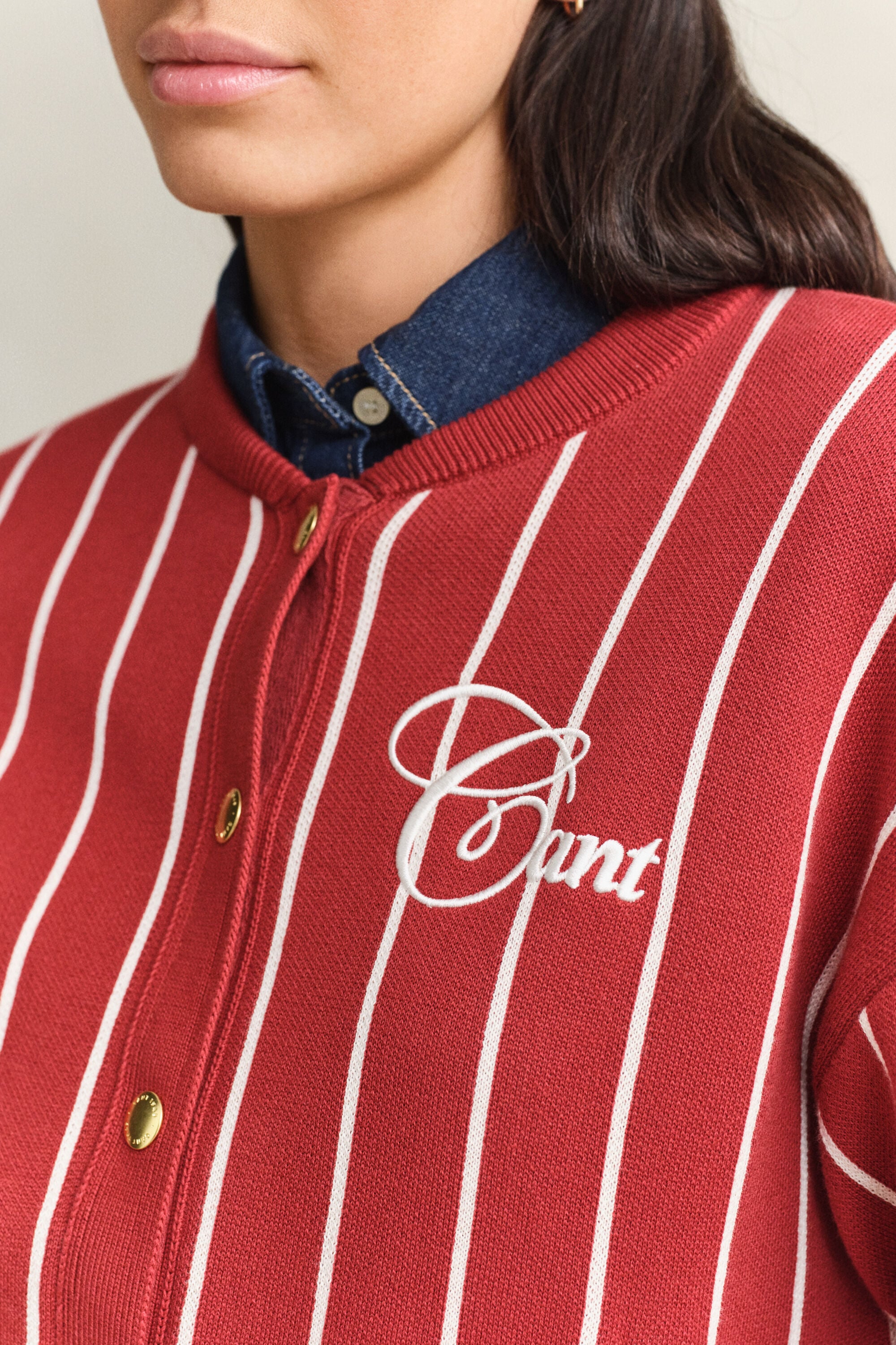 Knitted Varsity Jacket