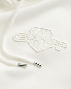 Tonal Shield Hoodie — EGGSHELL 1