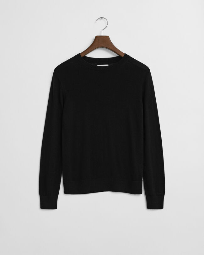 Extra Fine Merino Wool Crew Neck Sweater