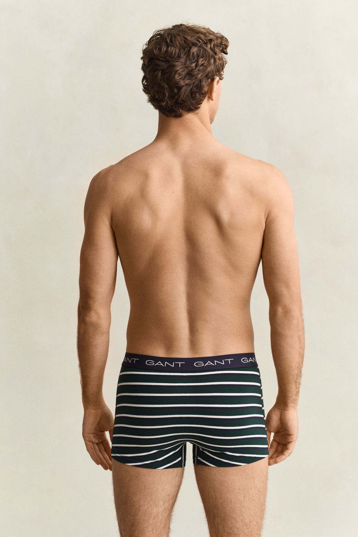3-Pack Striped Trunks — TARTAN GREEN