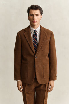 Gant x Yale Wool Corduroy Blazer — MAHOGANY BROWN 7