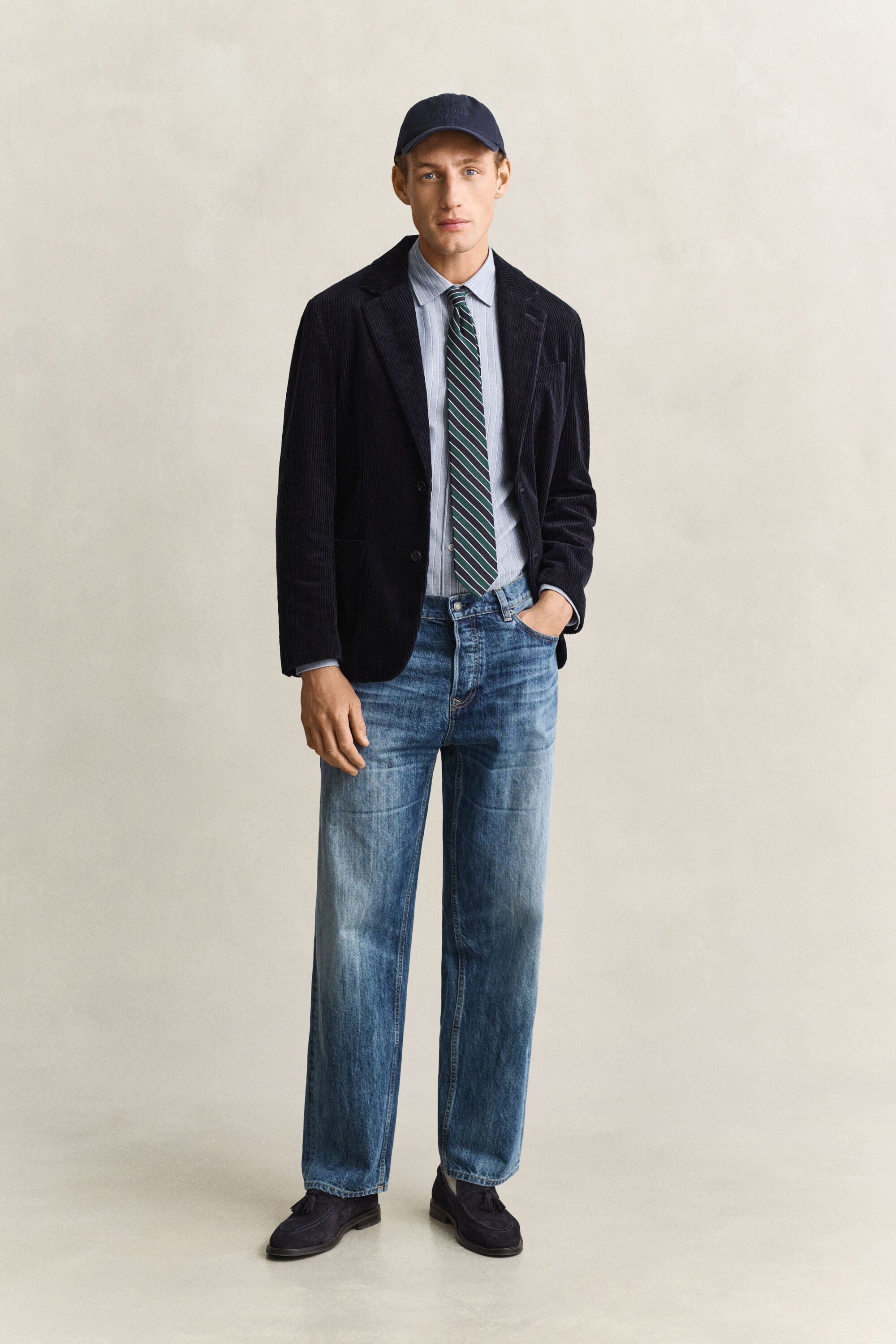 Striped Flannel Mélange Shirt