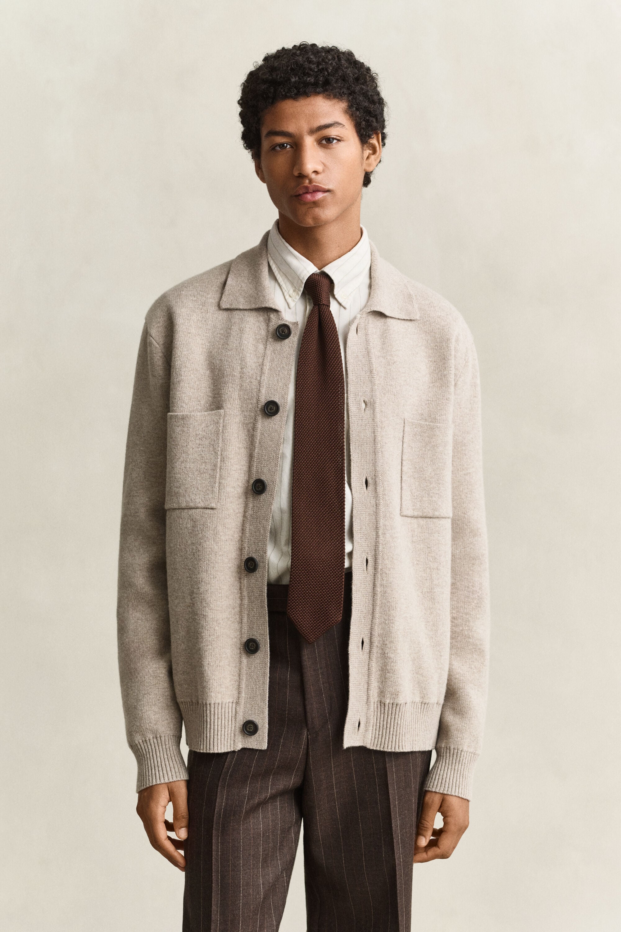 Double Knitted Overshirt