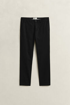 Slim Smart Chinos — BLACK 1