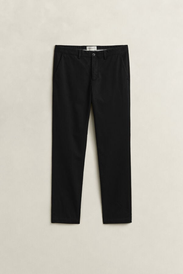 Slim Smart Chinos — BLACK