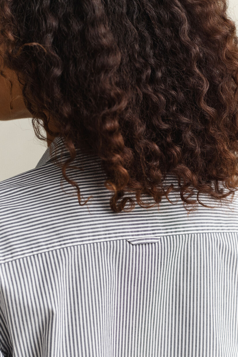 Slim Fit Striped Poplin Shirt