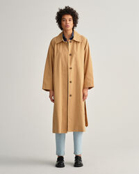 Cotton Blend Car Coat