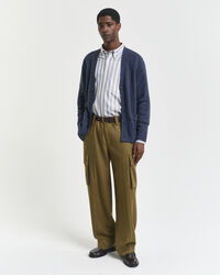 Wool Blend Mouliné Cardigan