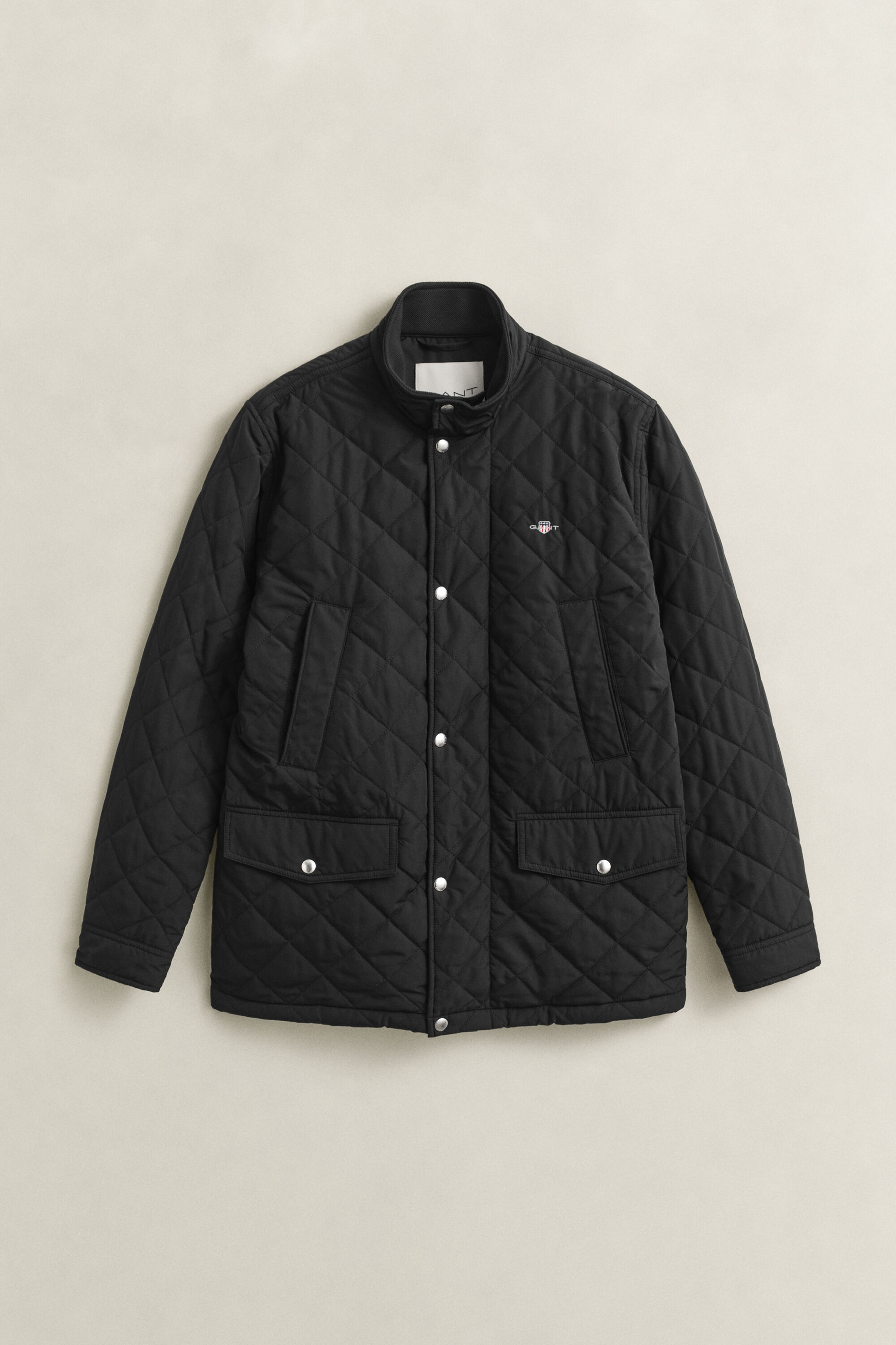 Quilted Windcheater Mid-Length Jacket