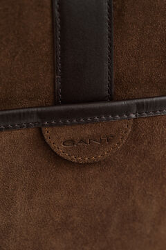 Suede Shoulder Bag — SOIL BROWN 5