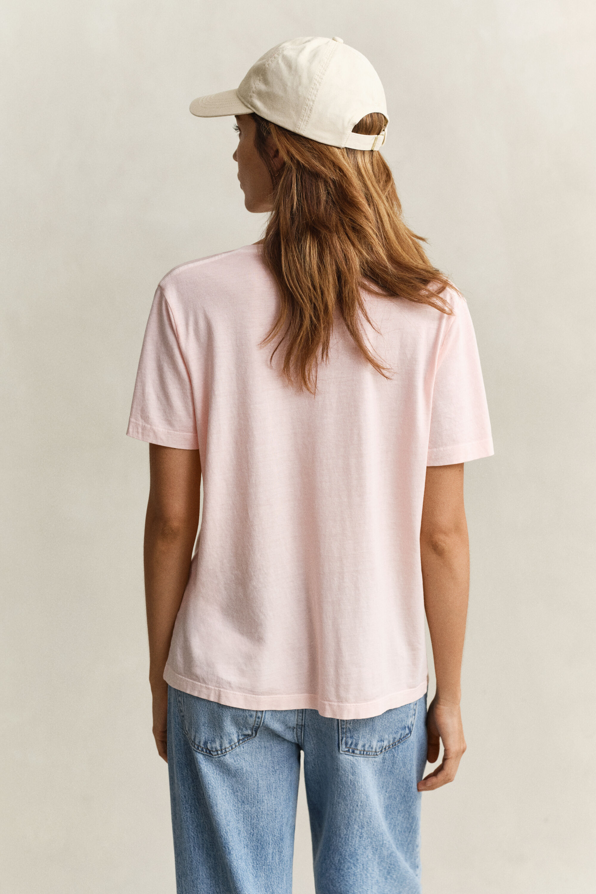 Washed Shield V-Neck T-Shirt