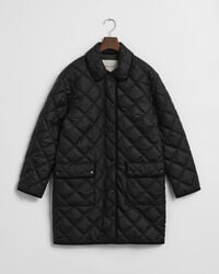 Quilted Corduroy Trim Coat