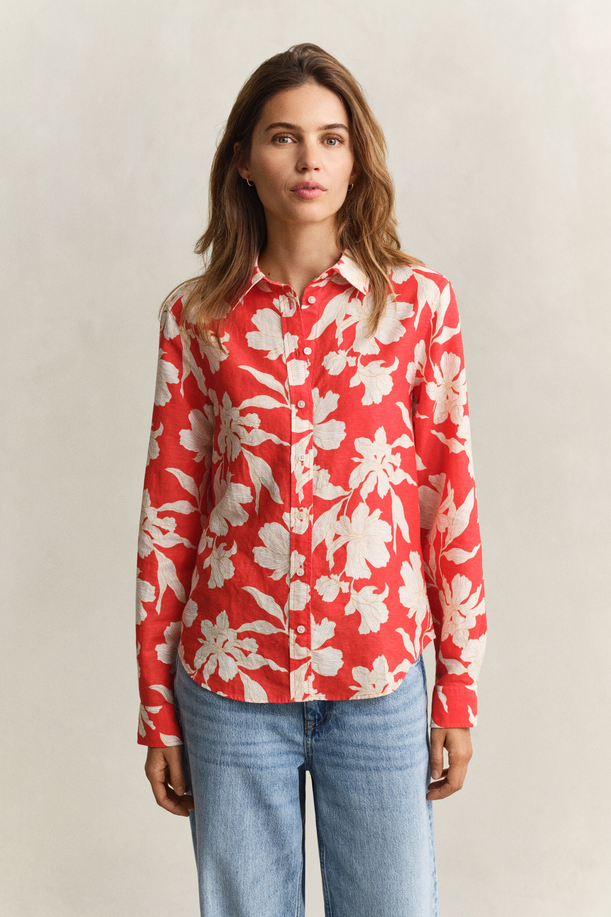 Floral Linen Shirt