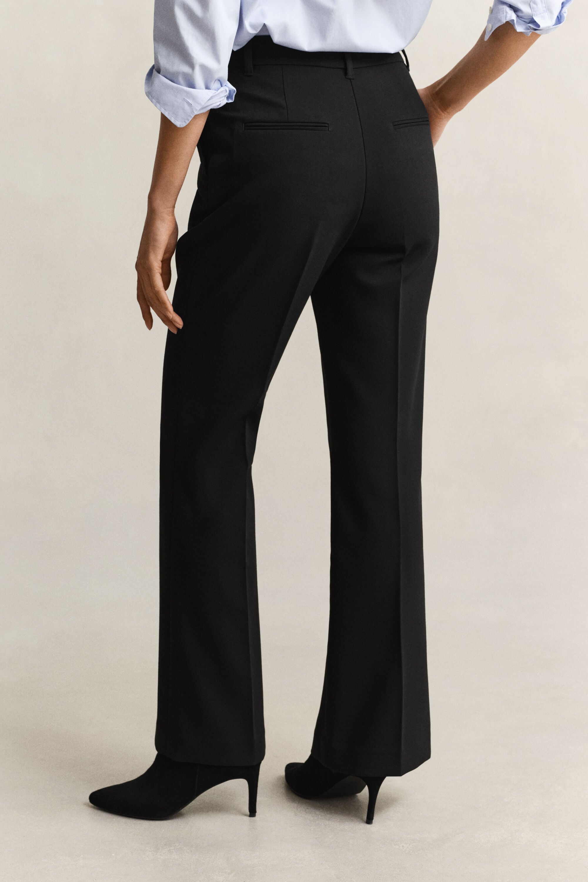Slim Flared Slacks