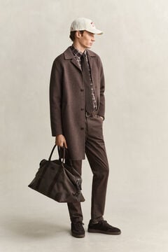 Handstitched Top Coat — SHADOW BROWN 7