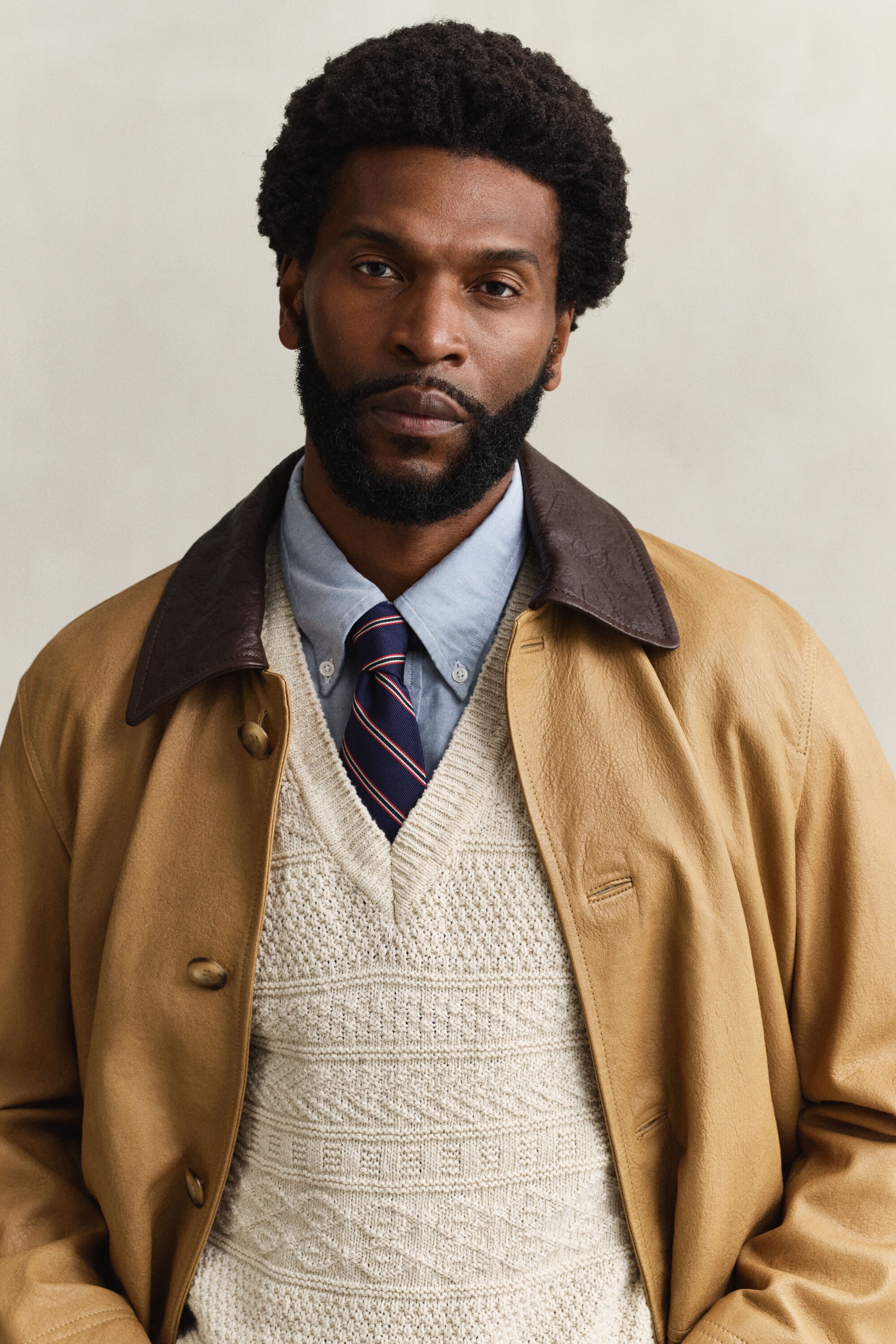 Leather Decker Jacket