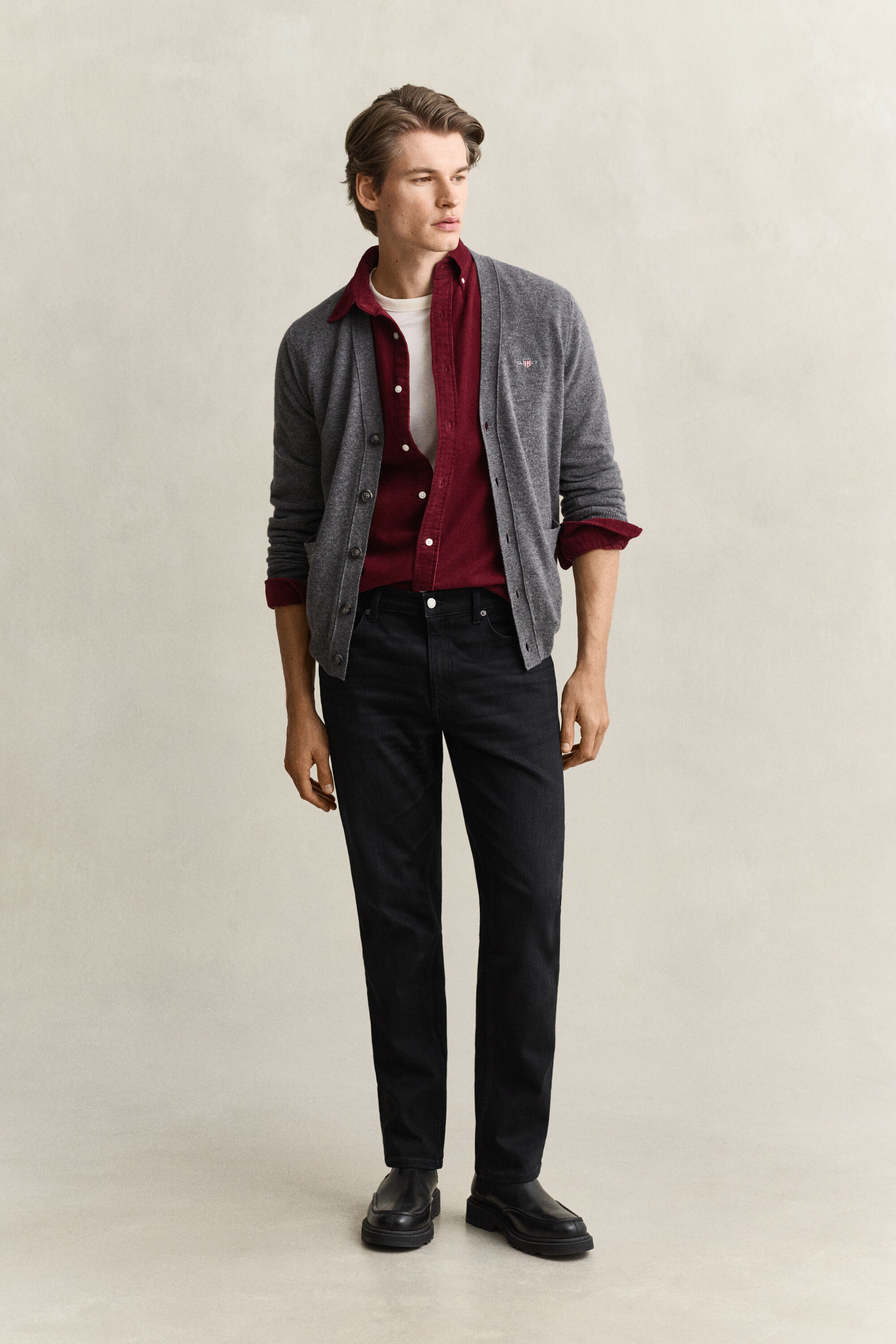 Lambswool V-Neck Cardigan