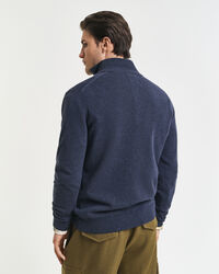 Superfine Lambswool Half-Zip Sweater