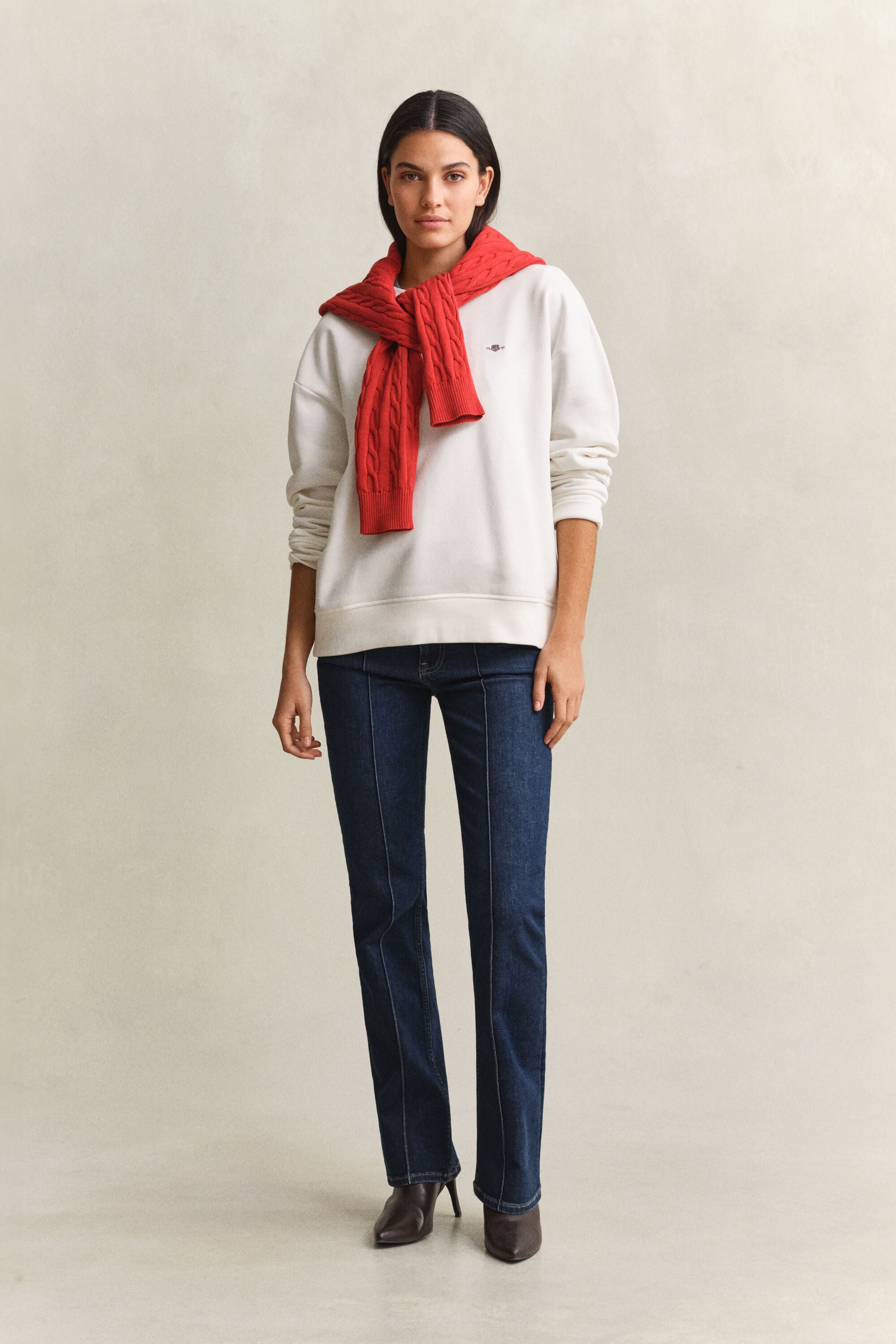 Shield Sweatshirt — EGGSHELL