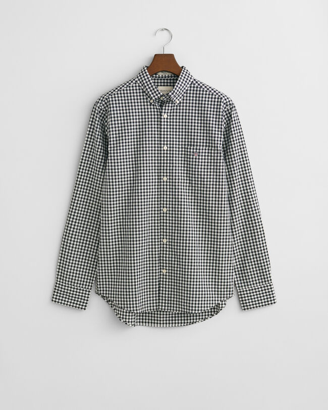 Regular Fit Classic Gingham Poplin Shirt