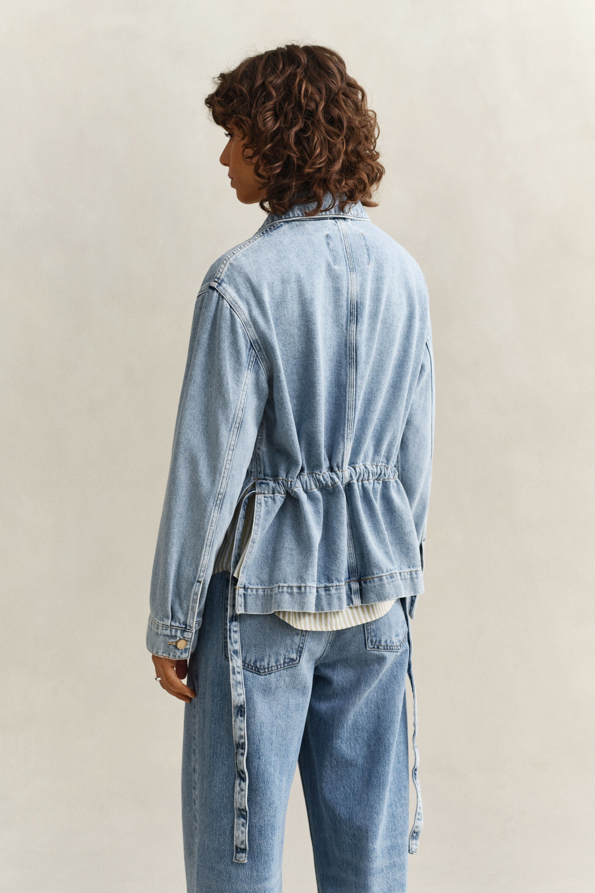 Denim Tie Jacket