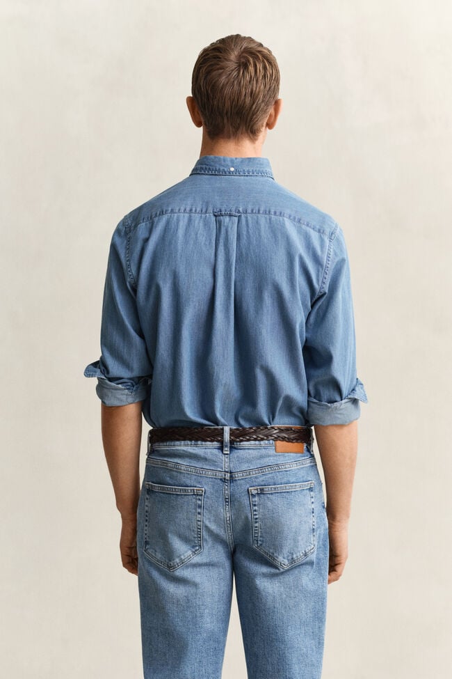 Regular Fit Indigo Shirt