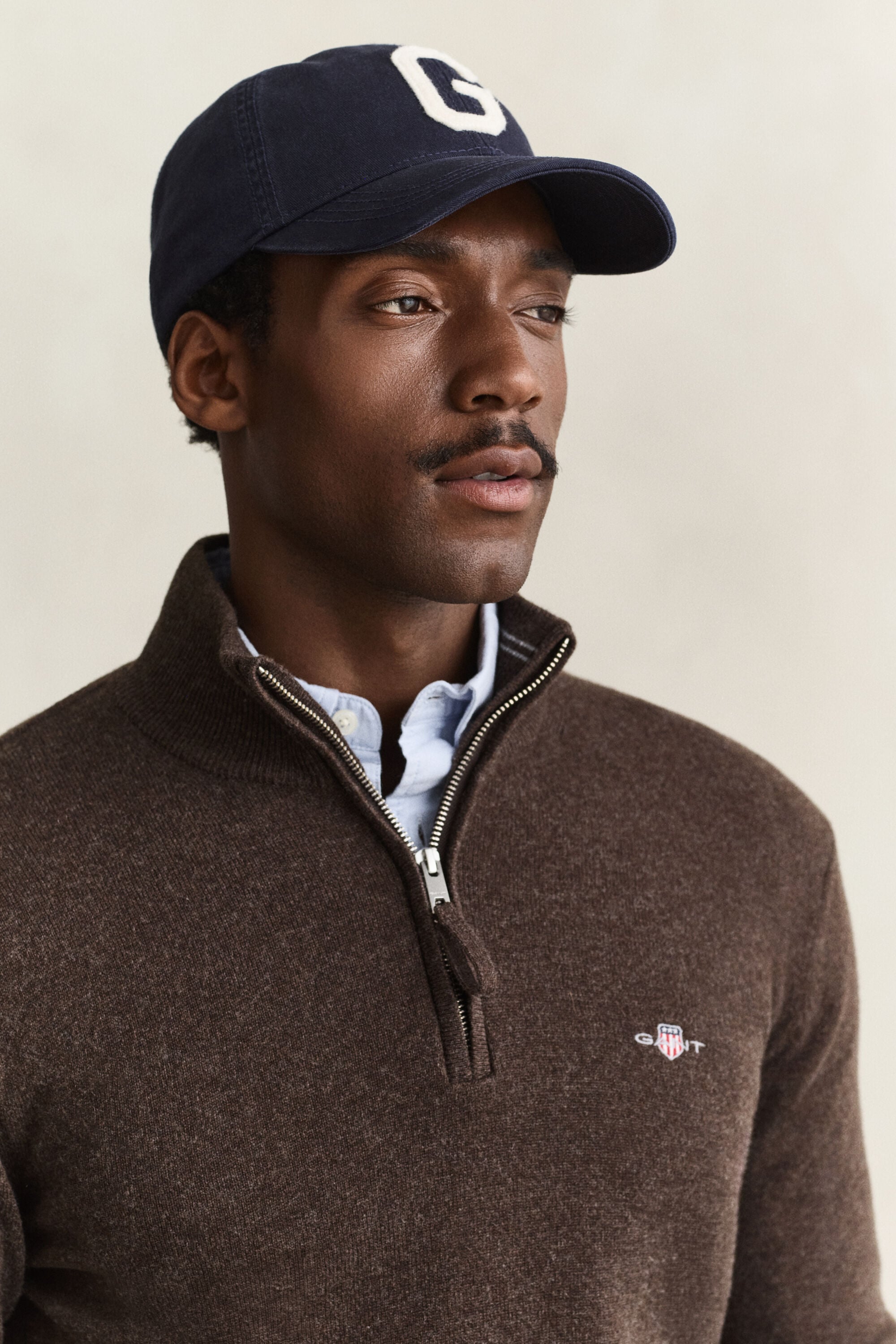 Lambswool Half-Zip Sweater