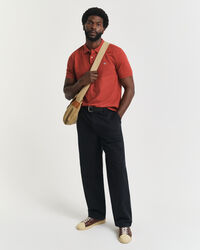 Regular Fit Shield Piqué Polo Shirt