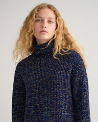 Multicolor Rollneck Dress