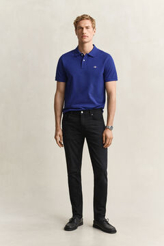 Slim Jeans — BLACK BROKEN IN 6