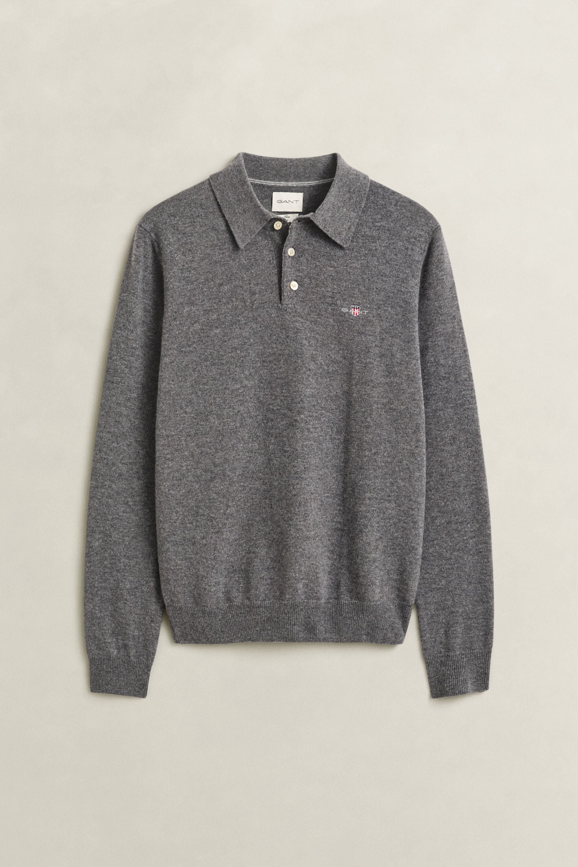 Superfine Lambswool Polo Sweater