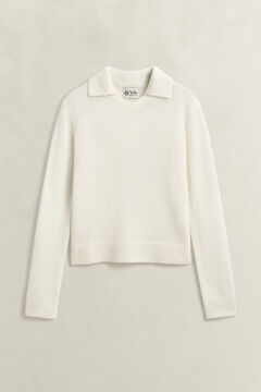 Gant x Yale V-Neck Sweater — CREAM 1
