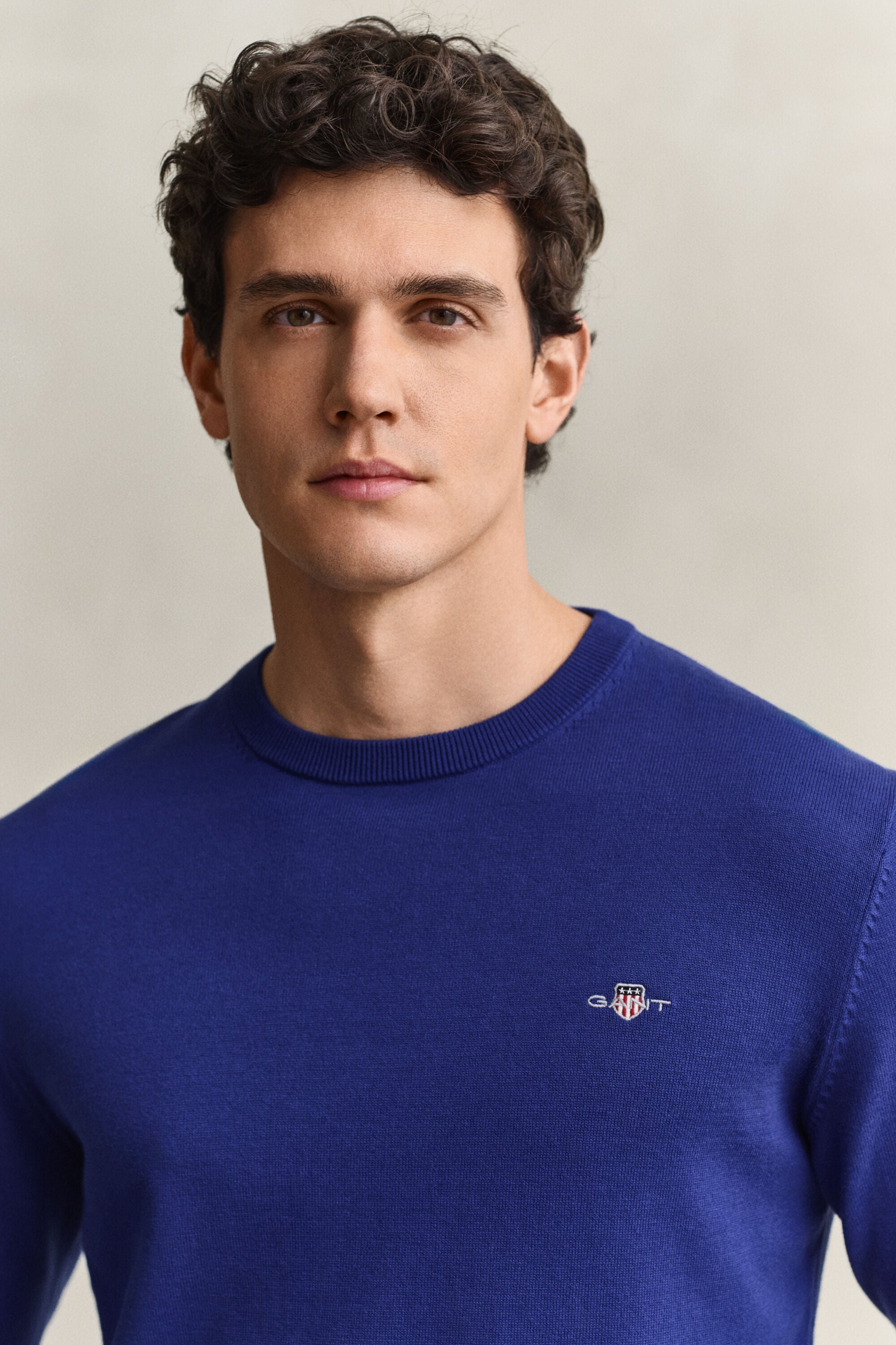 Classic Cotton Crew Neck Sweater