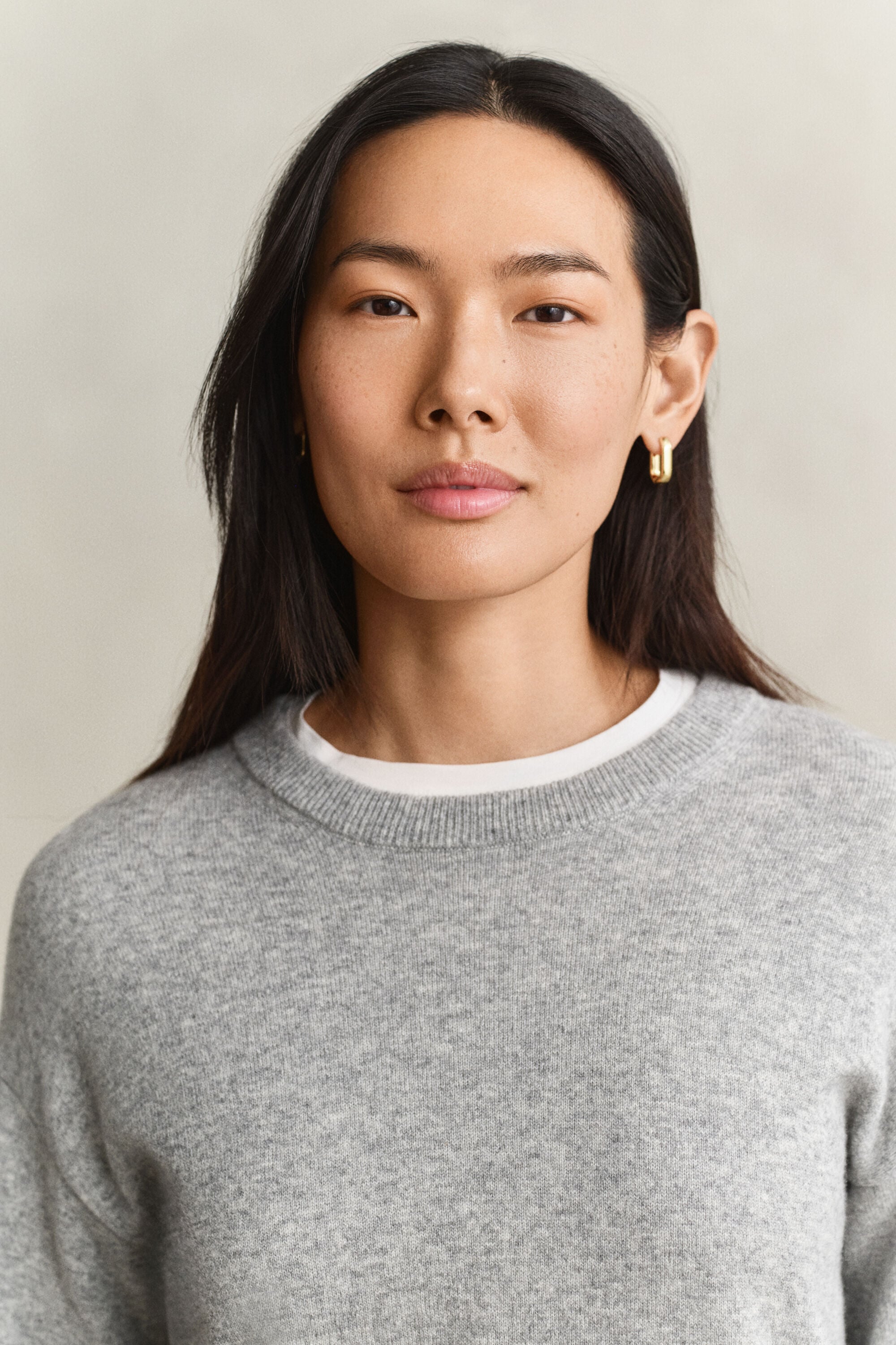 Superfine Lambswool Crew Neck Sweater