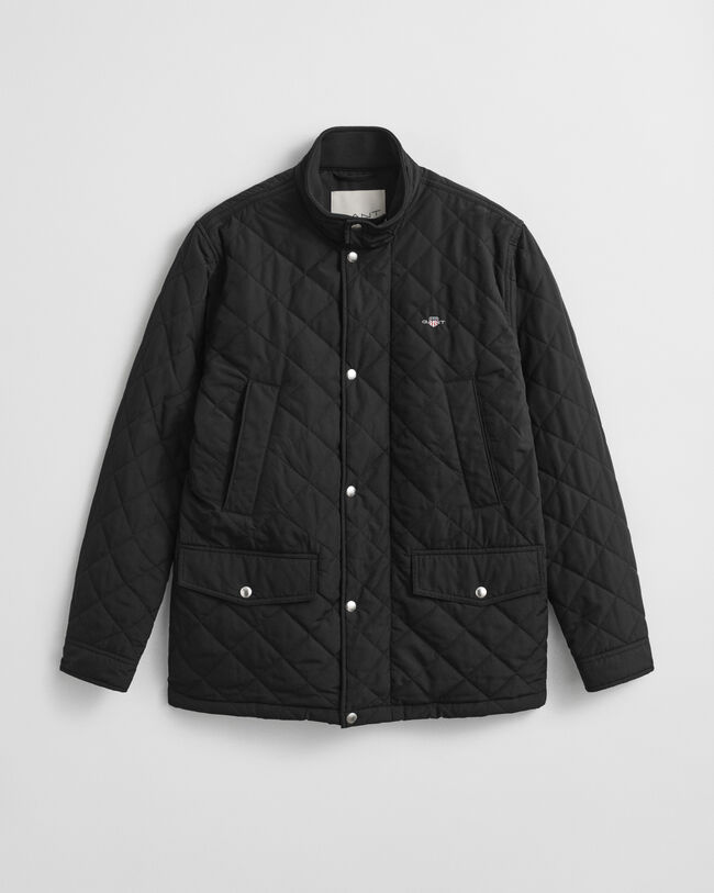 Quilted Windcheater Mid-Length Jacket
