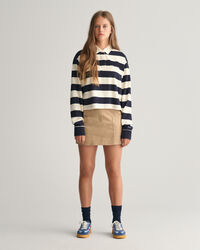 Teen Girls Mini Chino Skirt