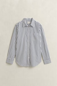 Relaxed Fit Classic Striped Poplin Shirt