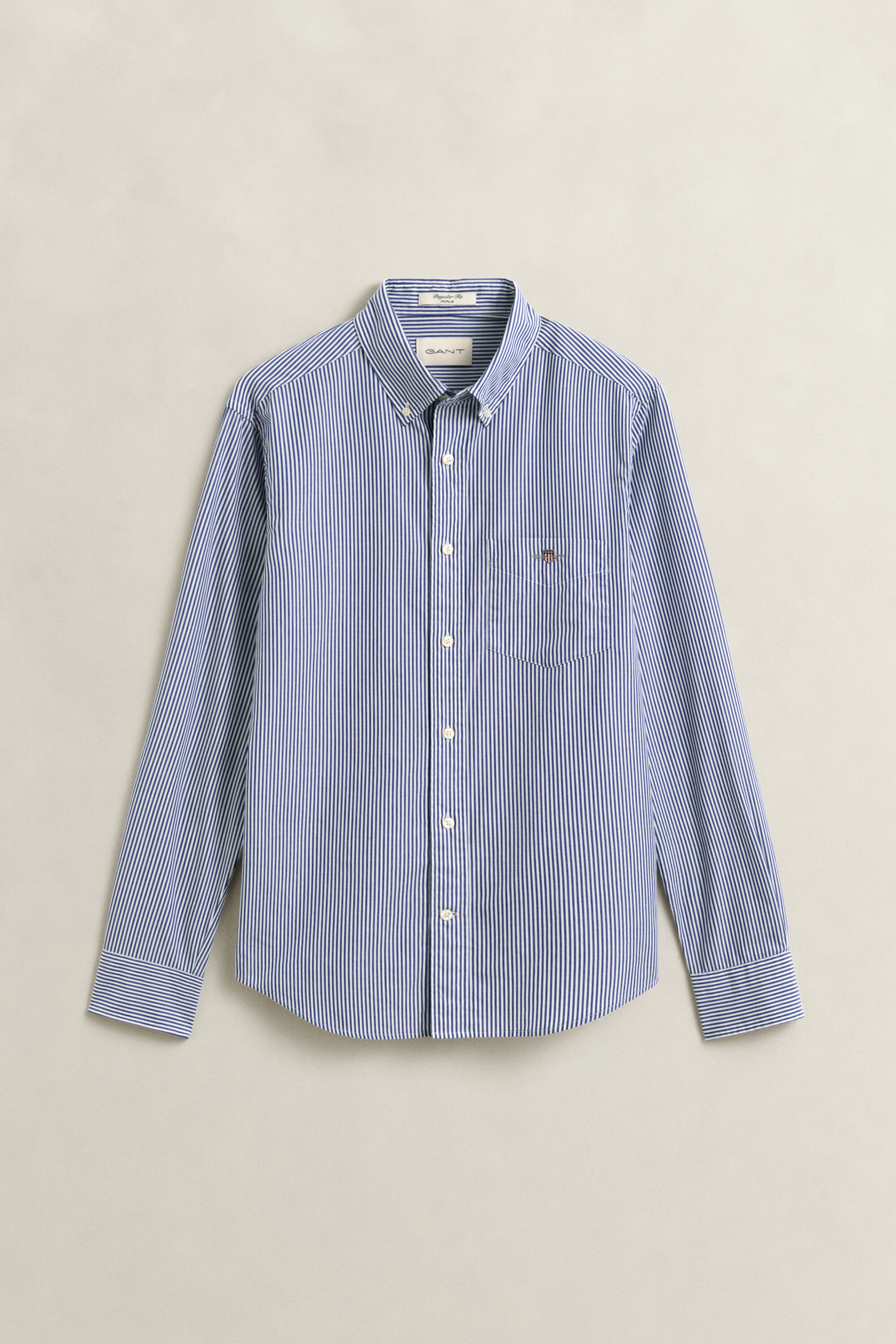 Classic Regular Striped Poplin Shirt