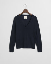 Extra Fine Merino Wool V-Neck Sweater