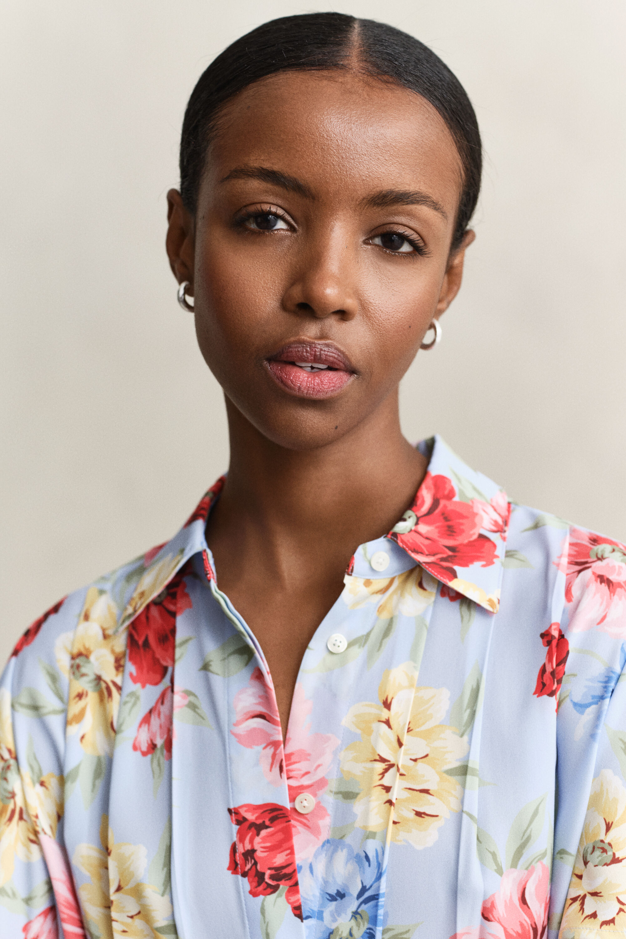 Floral Shirt Dress